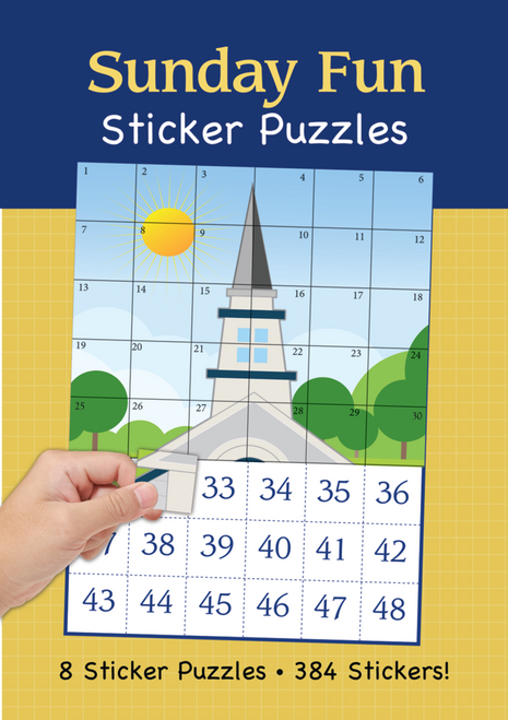 Sunday Fun Sticker Puzzles (Paperback) *