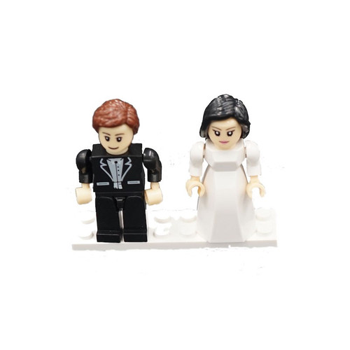 Bride & Groom Brick Set *
