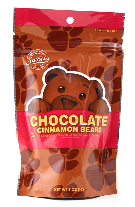 Chocolate Covered Cinnamon Bears (5 oz Bag)