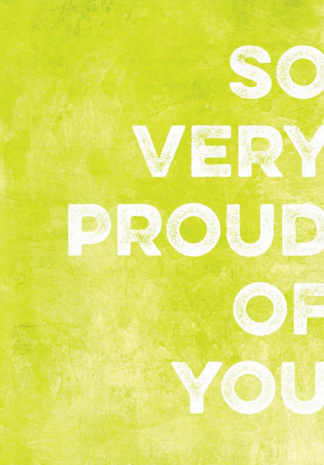 So Very Proud of You Greeting Card