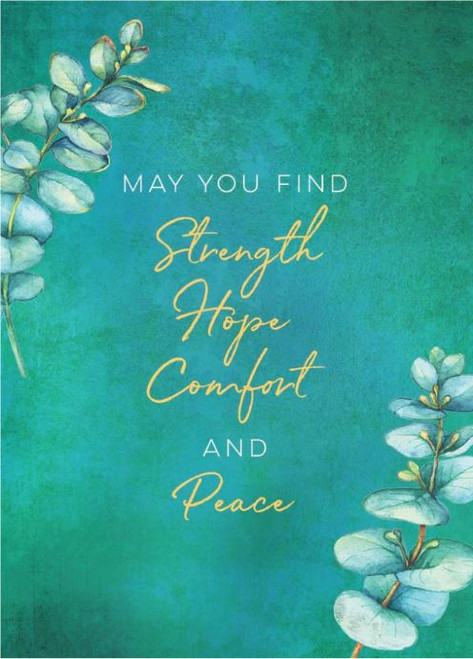 Sympathy Strength, Hope, Peace Greeting Card