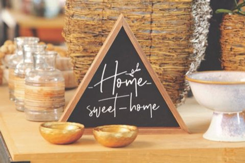 Home Sweet Home (Shelf Sitter Triangle 11" Wall Art) While Supplies Last)