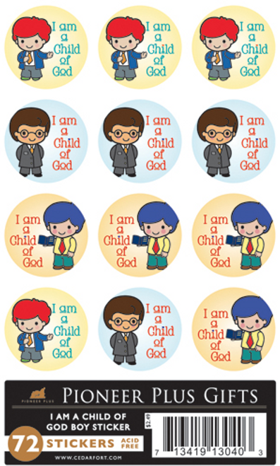 I Am a Child of God (Stickers Boy)