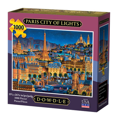 Paris City of Lights Puzzle (1000 Pieces) - Cardston Book Shop