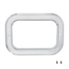 Chrome Rectangular Light Bezel