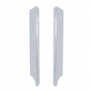 Stainless Steel Peterbilt 379 Side Grille Deflector - 4 Headlight System (Pair)