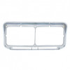 Rectangular Dual Headlight Bezel With Visor - LED Cutout (Bulk)