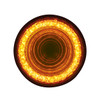 24 LED 4" Mirage Light (Turn Signal) - Amber LED/Clear Lens