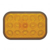 15 LED Rectangular Turn Signal Light - Amber LED/Amber Lens