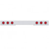 Chrome 1 Piece Rear Light Bar With Six 4" Lights & Bezels