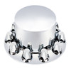 Chrome Dome Rear Axle Cover With 33mm Nut Covers - Thread-On