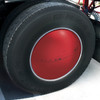 Aero Full-Moon Rear Axle Cover Kit - Candy Red