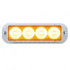 4 LED Warning Light - Amber LED