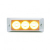 3 High Power LED Warning Light - Amber LED