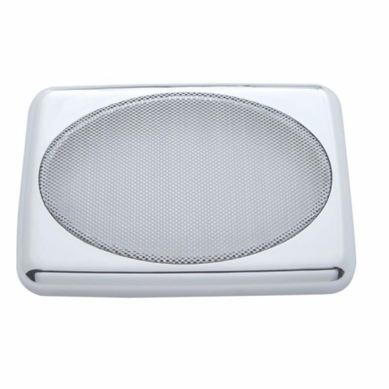 Chrome 41/2" Square Speaker Cover For Various International Models