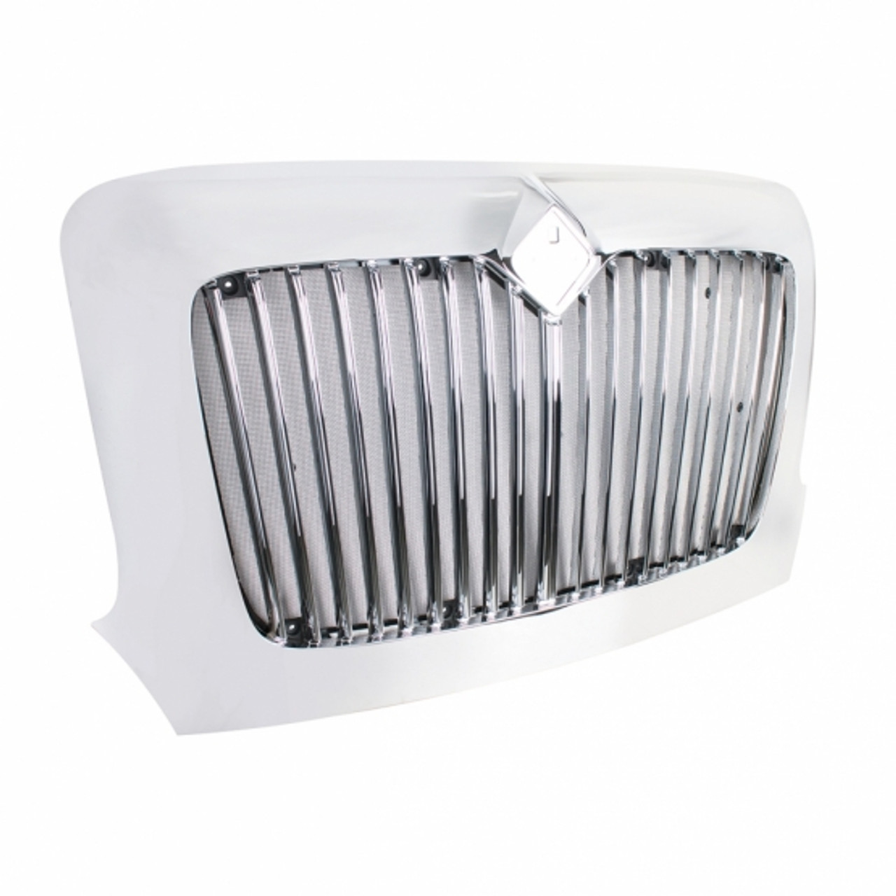 Chrome Grille With Bug Screen For 2002+ International Transtar