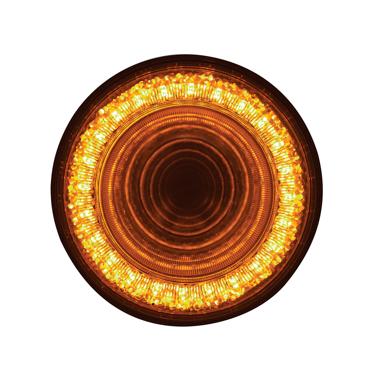 24 LED 4" Mirage Light (Turn Signal) - Amber LED/Amber Lens