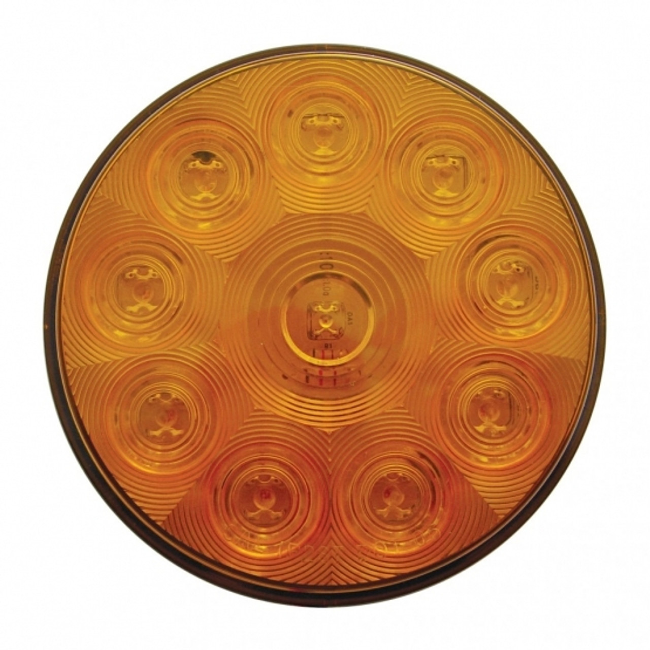 10 LED 4" Turn Signal Light - Amber LED/Amber Lens