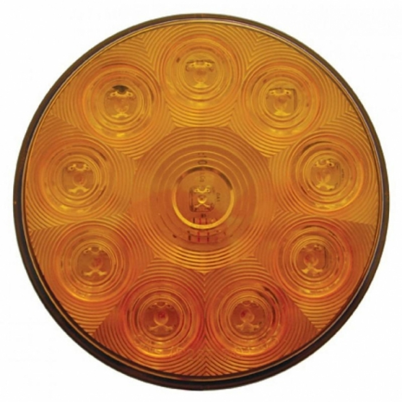 10 LED 4" Turn Signal Light - Amber LED/Amber Lens