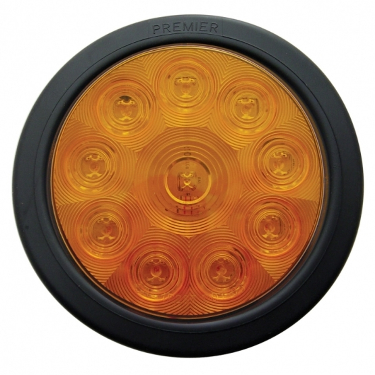 10 LED 4" Turn Signal Light Kit - Amber LED/Amber Lens