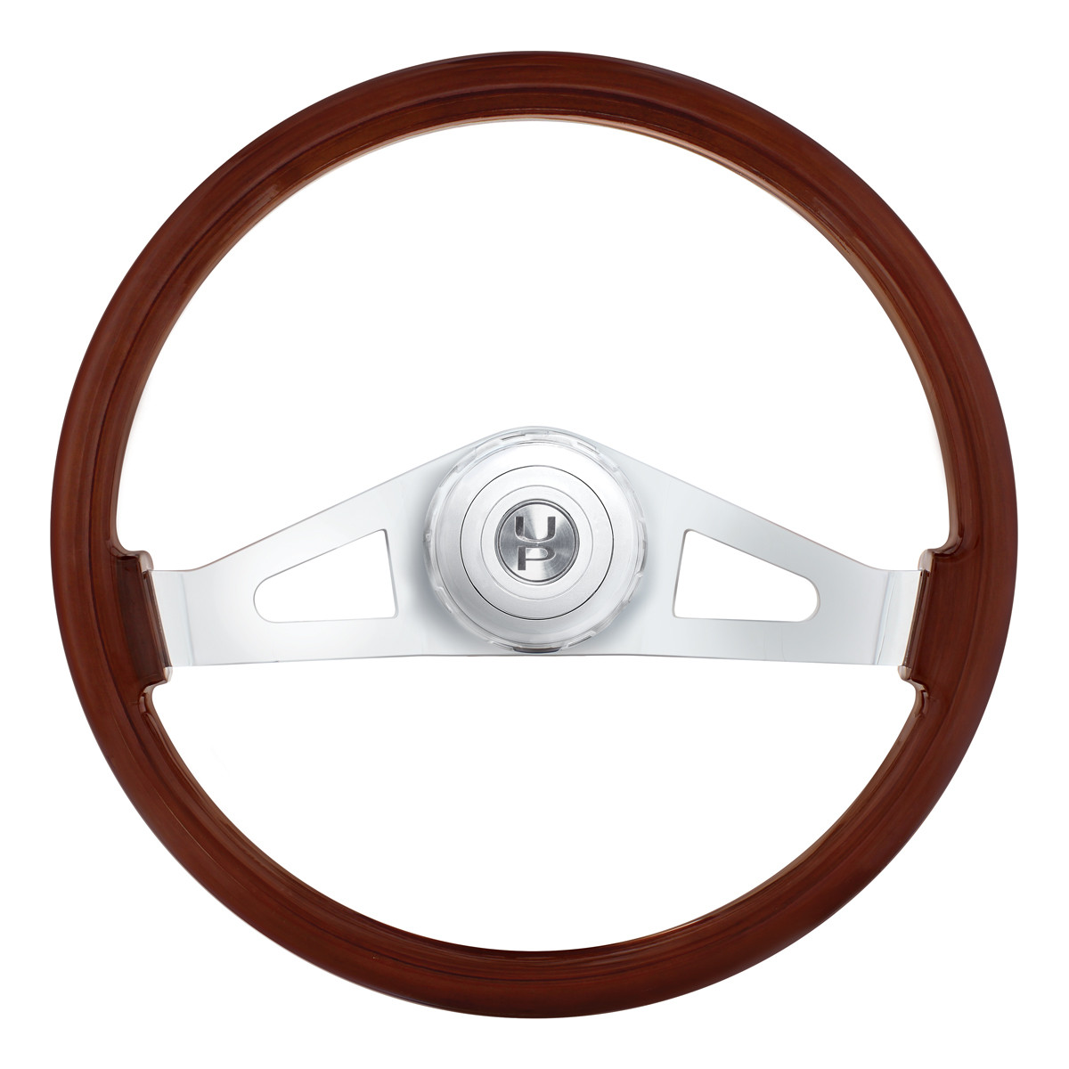 Chrome Steering Wheel Horn Pad for 2012+ Peterbilt MadMax