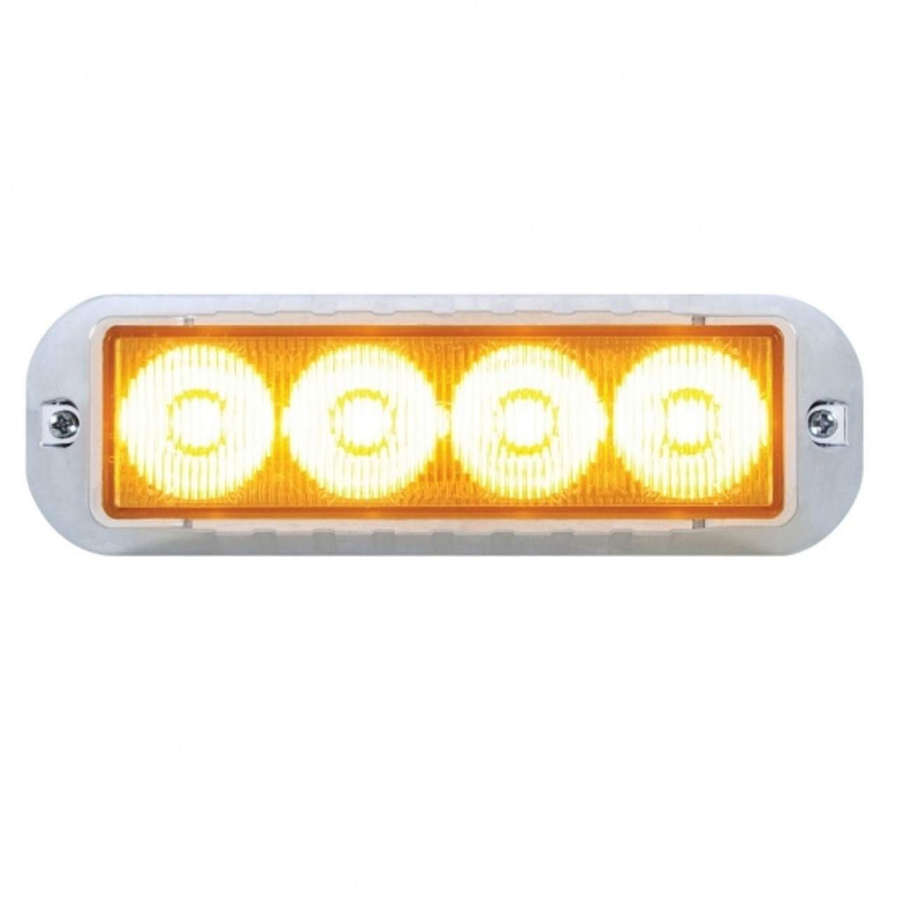 4 LED Warning Light - Amber LED