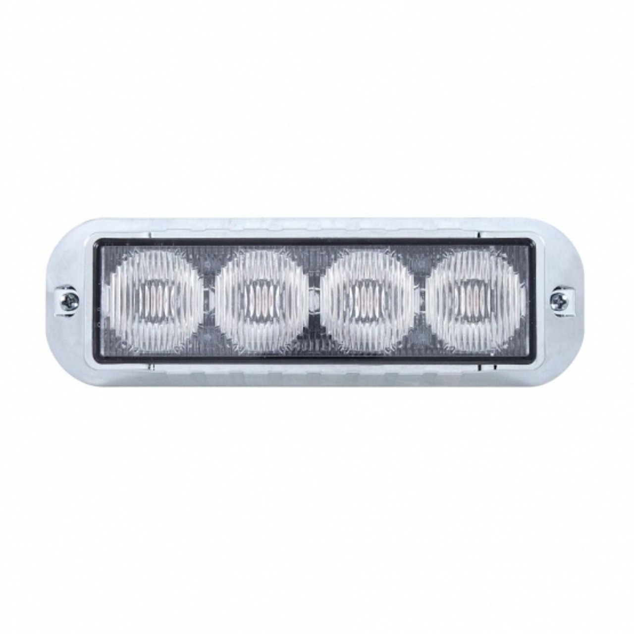 4 LED Warning Light - Amber LED/White LED