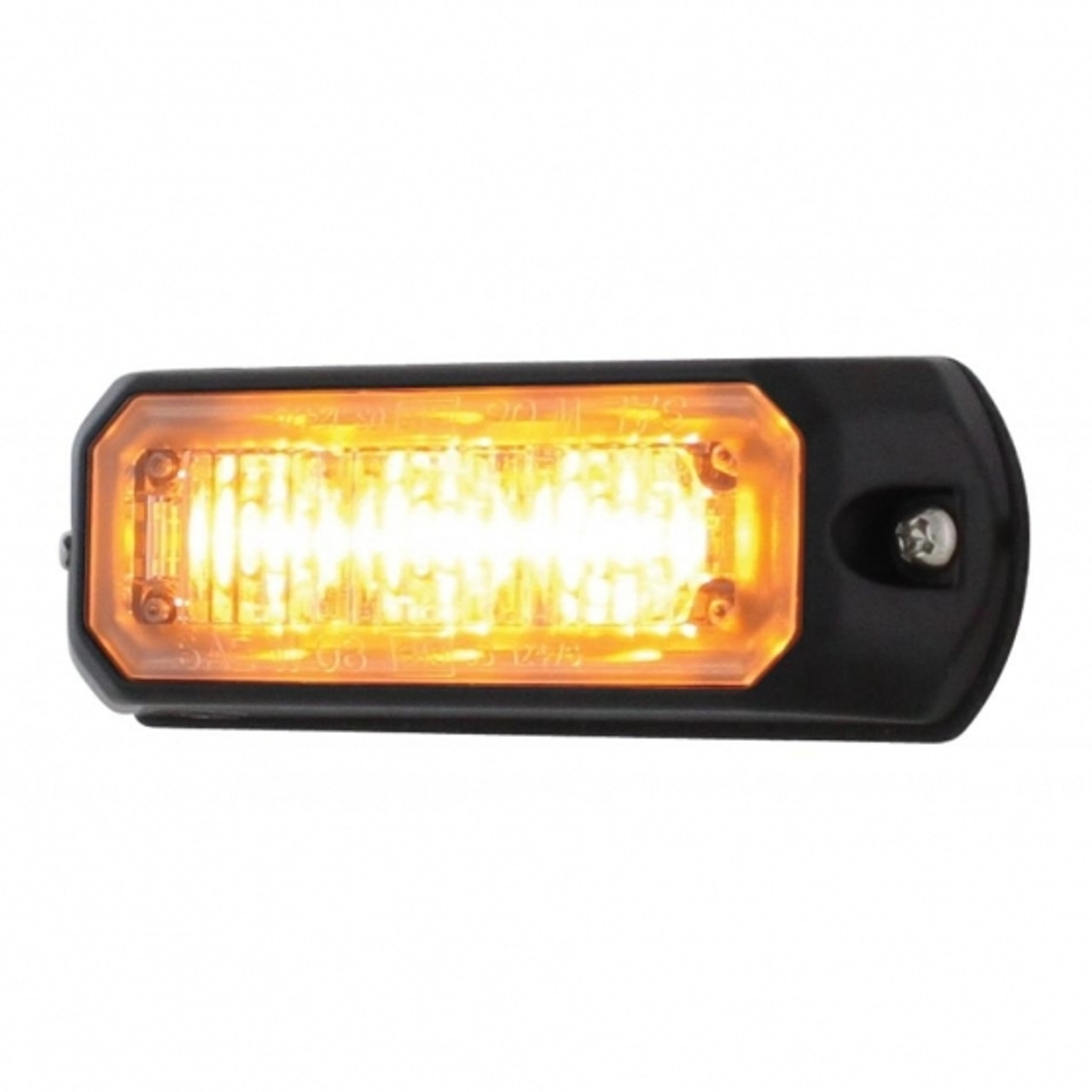 3 LED Mini Warning Light - Amber LED