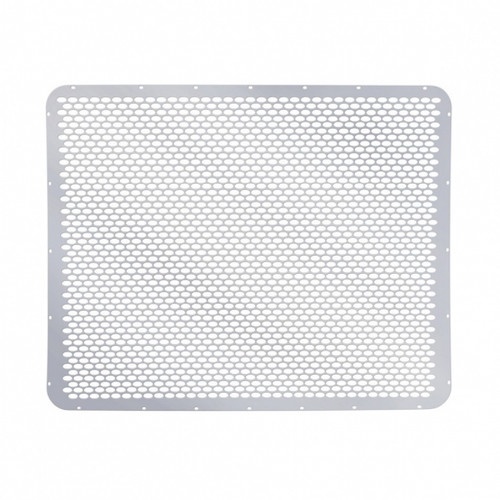 Peterbilt Extended Hood Stainless Grille - Short Hood Oval Holes