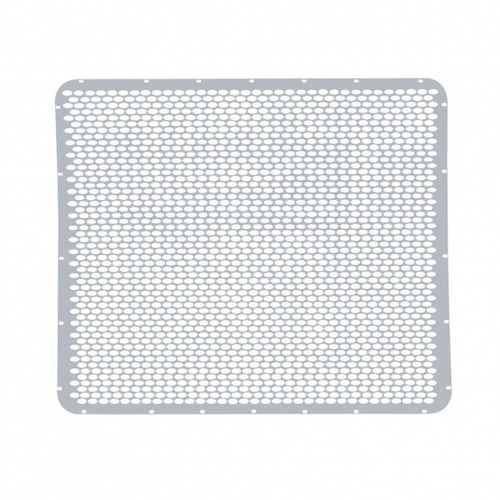 Peterbilt 379 Extended Hood Stainless Grille - Alternating Oval Holes