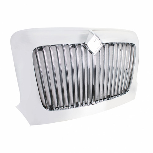 Chrome Grille With Bug Screen For 2002+ International Transtar