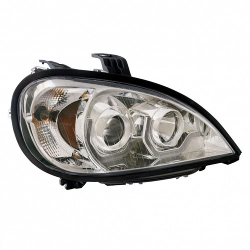 Chrome Projection Headlight With LED Position Light For 2001-2020 Freightliner Columbia -Passenger