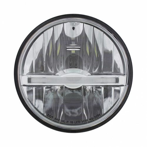 ULTRALIT - 9 LED 5-3/4" LED Headlight With White LED Position Light Bar