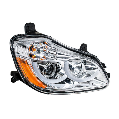 Chrome Projection Headlight With LED Position Light For 2013-2021 Kenworth T680 -Passenger