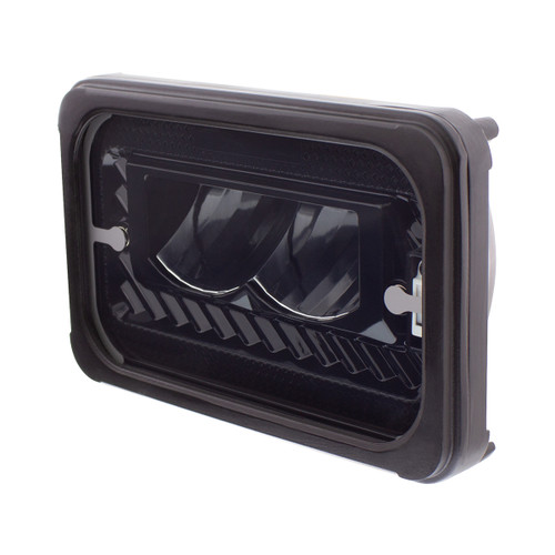 ULTRALIT - Heated 4" X 6" LED Headlight High Beam - Black