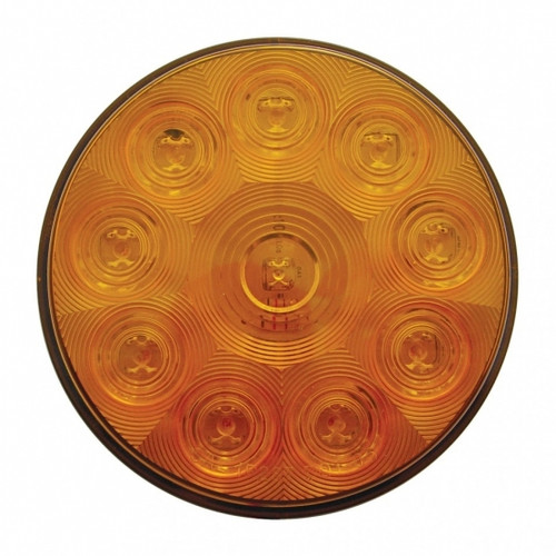 10 LED 4" Turn Signal Light - Amber LED/Amber Lens