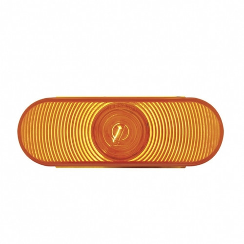 6" Oval Turn Signal Light Kit - Amber Lens