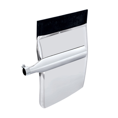 24" x 34" Stainless Quarter Fender Set Triangle Bracket MadMax