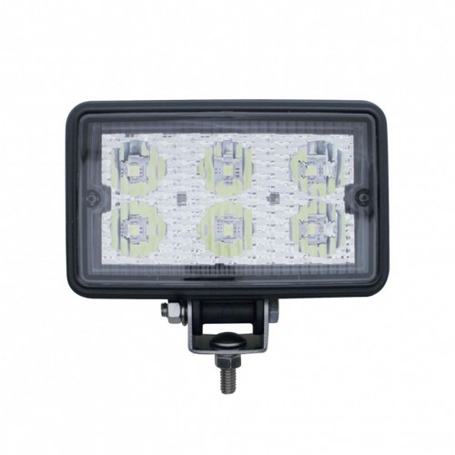 6 High Power 1 Watt LED Rectangular Work Light (Bulk)