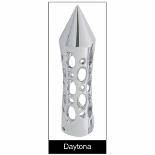 4" Chrome Air Horn Lever Set - "Daytona" Grip