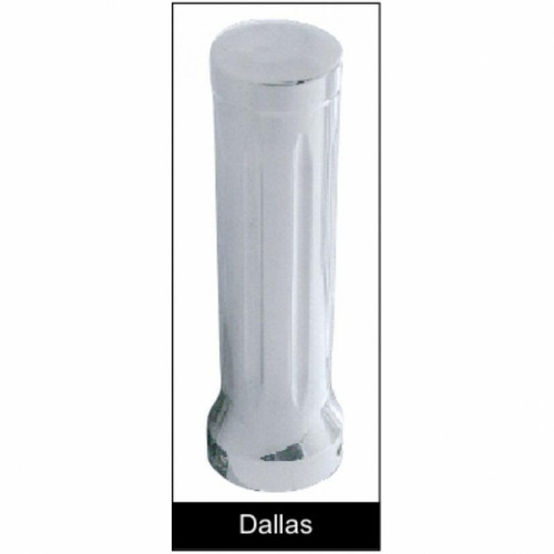 4" Chrome Air Horn Lever Set - "Dallas" Grip