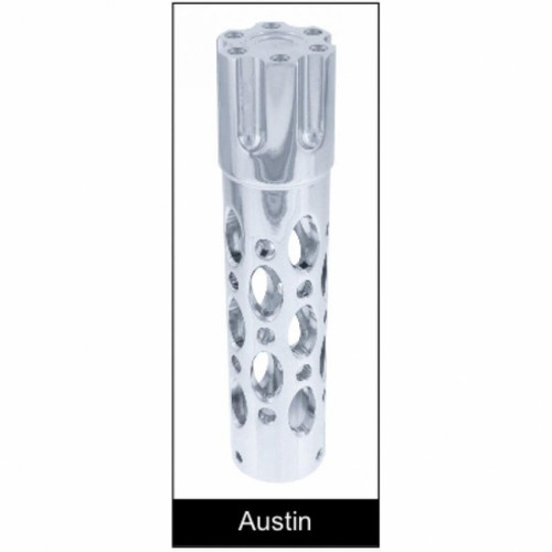 4" Chrome Air Horn Lever Set With "Austin" Grip