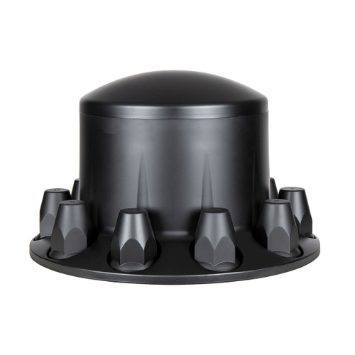 Matte Black Dome Rear Axle Cover With 33mm Thread-on Nut Cover