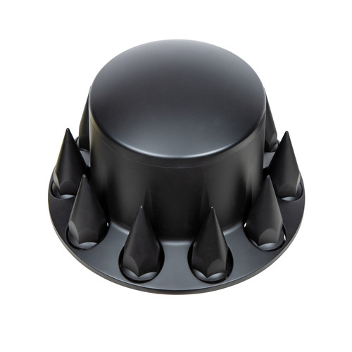 Matte Black Dome Rear Axle Cover With 33mm Spike Thread-on Nut Cover