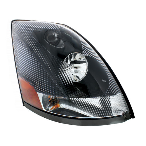 "Blackout" Headlight For 2003-2017 Volvo VN -Passenger - Competition Series
