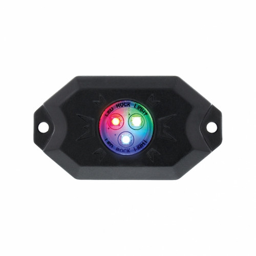 Bluetooth RGB Multi-Color 500 Lumen LED Rock Light 4-Piece Kit