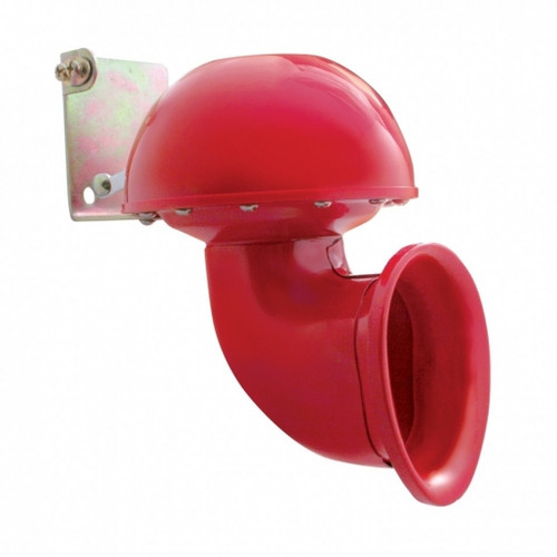 Electric Bull Horn With Control Lever - Red