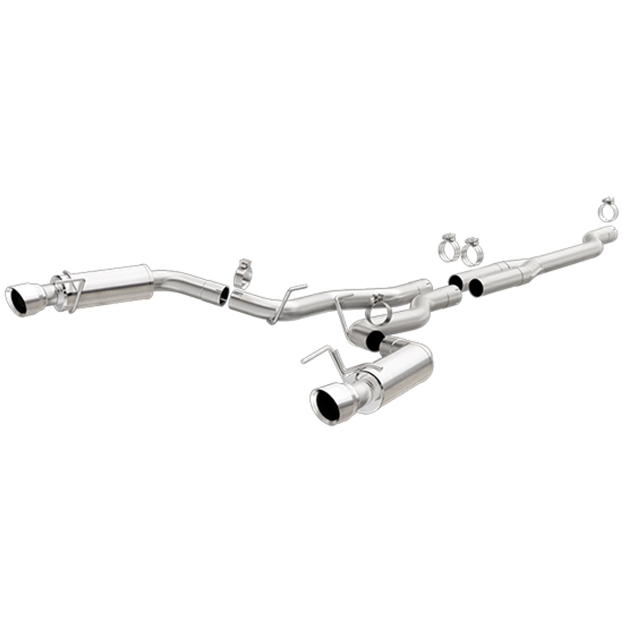 Magnaflow 15 Mustang Ecoboost Competition Cat Back Exhaust