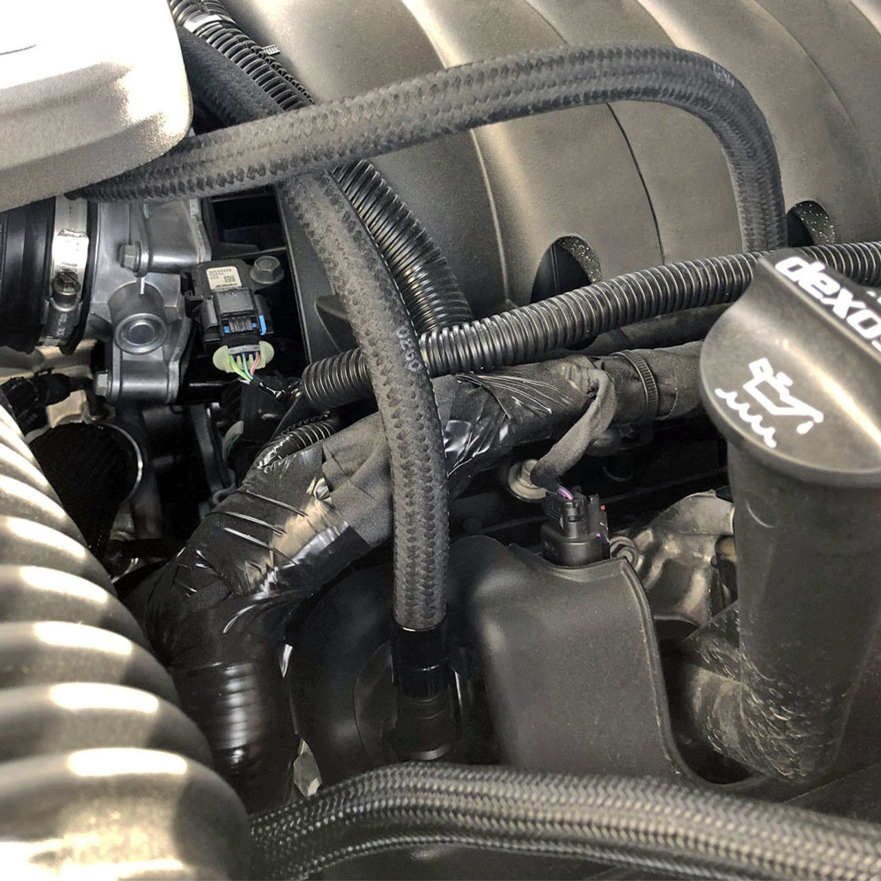 Aluminum Oil Catch Can w/ Bracket | 2019-24 Silverado, Sierra, 2021-24 GM  SUV 6.2 & 5.3 (CC0011)