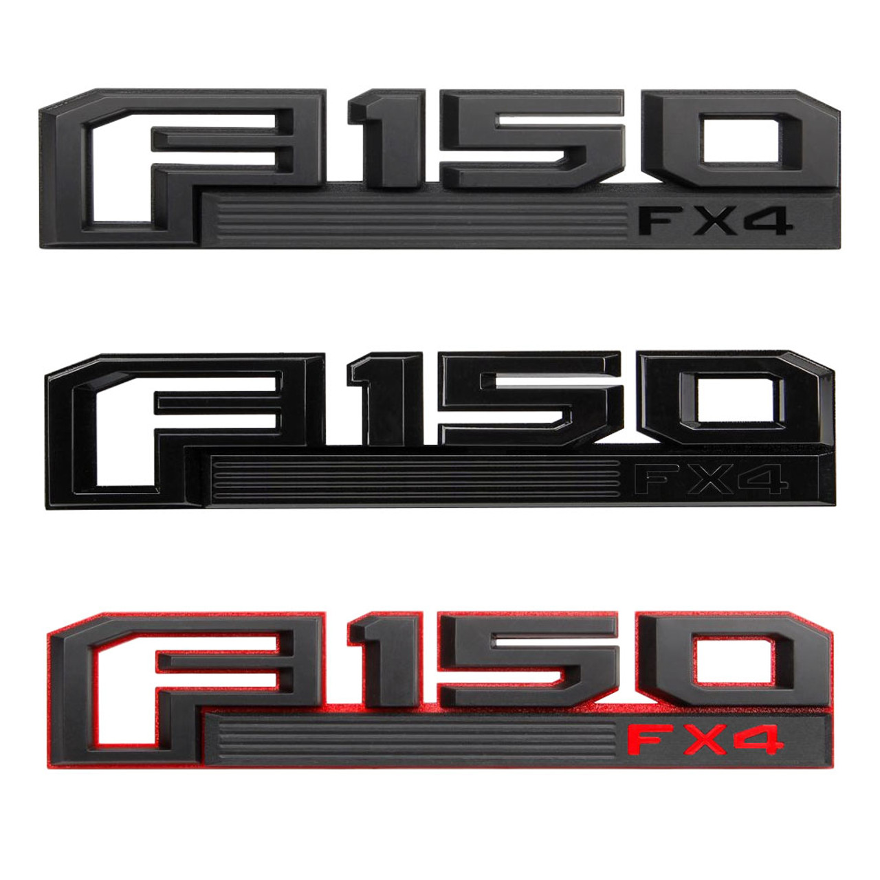 2015-2020 Ford F150 Side Fender and Tailgate Emblem Set